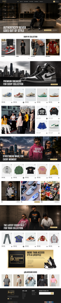 BlackCard Kicks, LLC Project