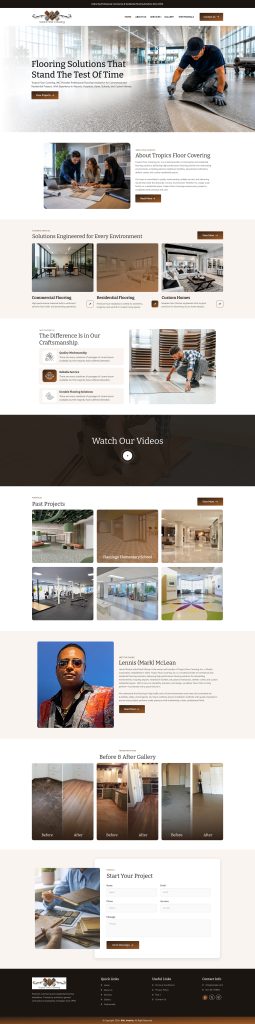 Tropics Floor Covering, Inc. Project